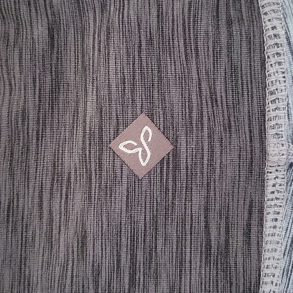 Prana Needra Yoga Capris Leggings Blue Gray Medium - Picture 3 of 7